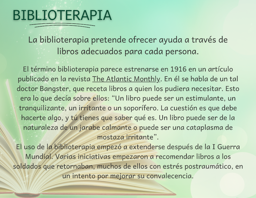 BIBLIOTERAPIA